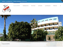 Tablet Screenshot of hoteleuropa.grupo-munoz.com